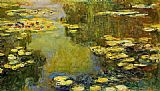 Famous Lily Paintings - The Water-Lily Pond 4